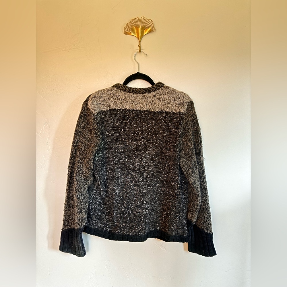 Orvis Patchwork Knit Button Cardigan Sweater | Si… - image 8